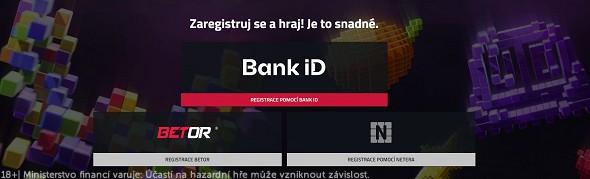 Zvolte si ověření totožnosti přes Bank ID nebo NeteraPay