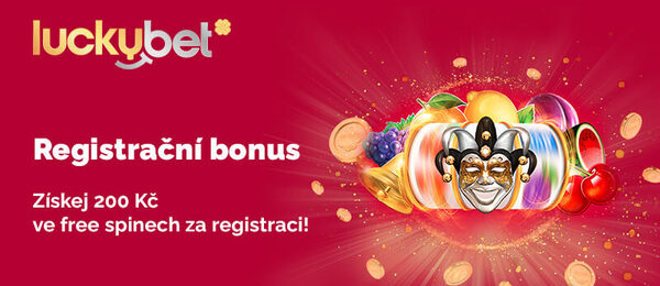 LuckyBet casino CZ registrační bonus