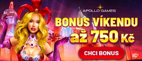 Apollo Games casino bonus víkendu