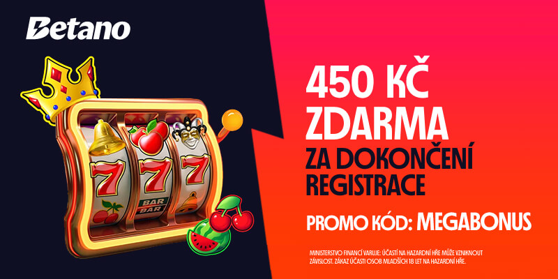 Uvítací bonus od Betana s promo kódem MEGABONUS