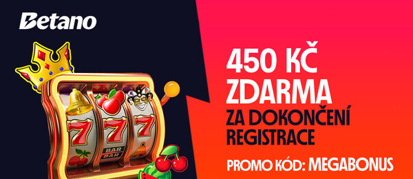 Uvítací bonus od Betana s promo kódem MEGABONUS