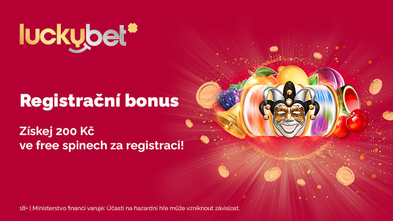 LuckyBet registrační bonus