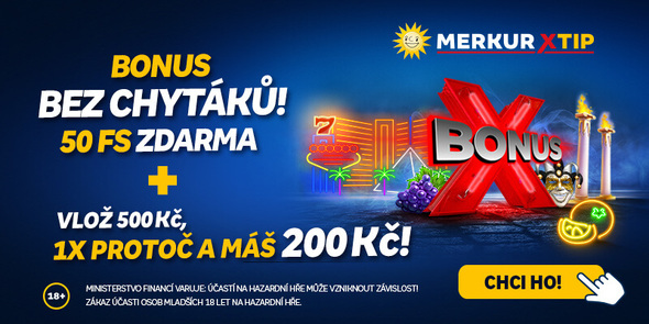 Merkur casino bonus 50 free spinů za registraci
