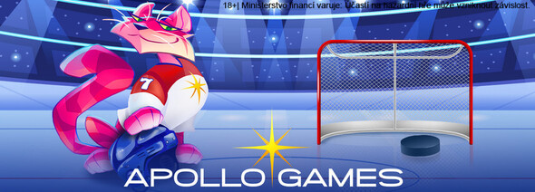 Hokejový free spiny každý den v casinu Apollo Games