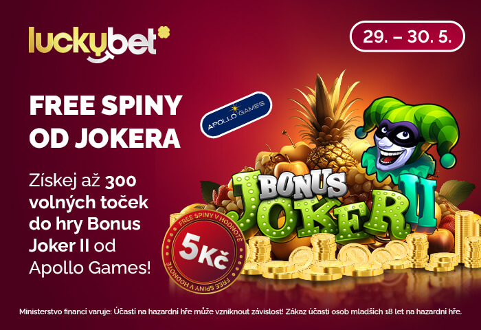 300 free spinů v casinu LuckyBet