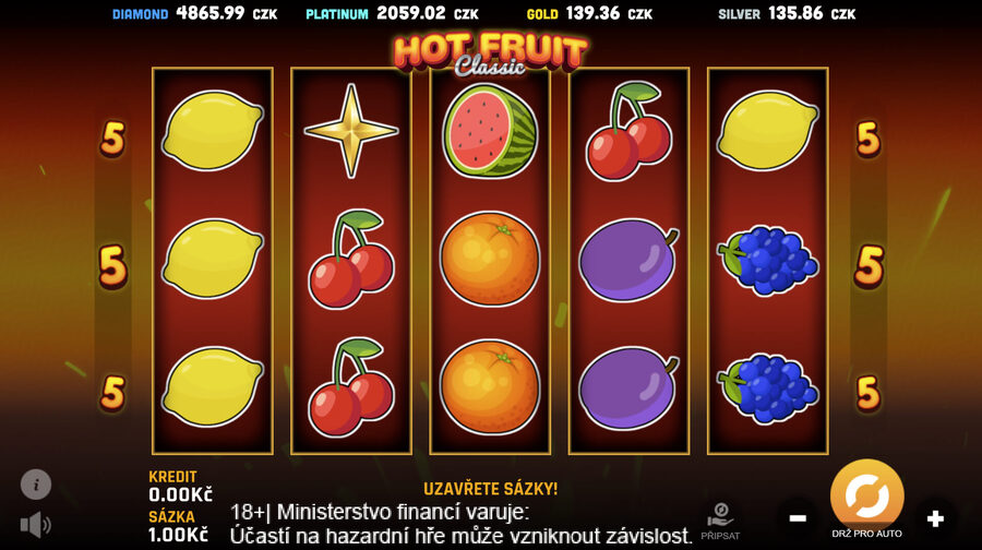 Výherní automat Hot Fruit Classic