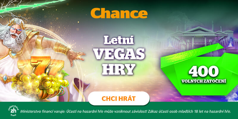 Zapojte se do Letních Vegas her v Chance Vegas s až 400 free spiny