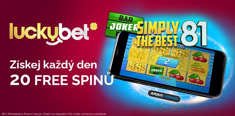 Získejte free spiny dnes u casina LuckyBet