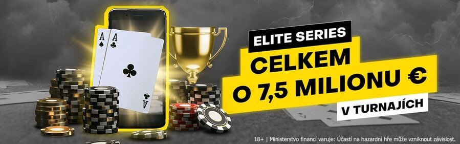 Fortuna Poker Elite Series XL garantuje celkem 7,5 milionů eur