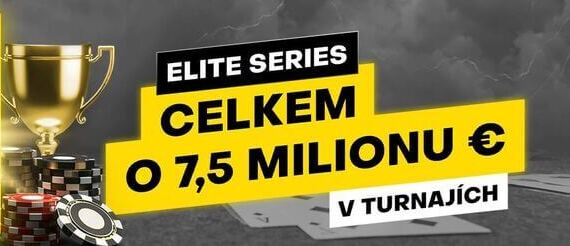 Fortuna Poker Elite Series XL garantuje celkem 7,5 milionů eur