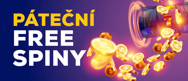 Páteční free spiny v online CZ casinech – 6. září