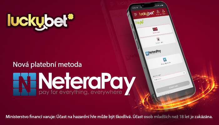 LuckyBet spustilo NeteraPay: Vklady nově zvládnete přes SMS