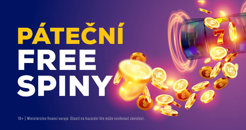 Free spiny dnes - pátek 4. října 2024