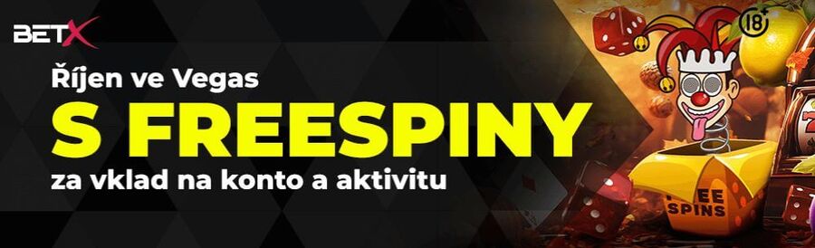 Říjen s free spiny u BetX