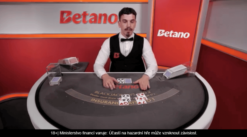 Live Blackjack na Betanu