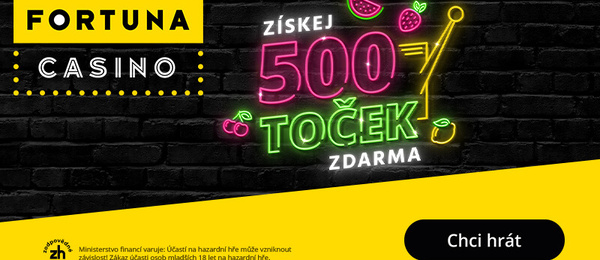 500 toček od Fortuny