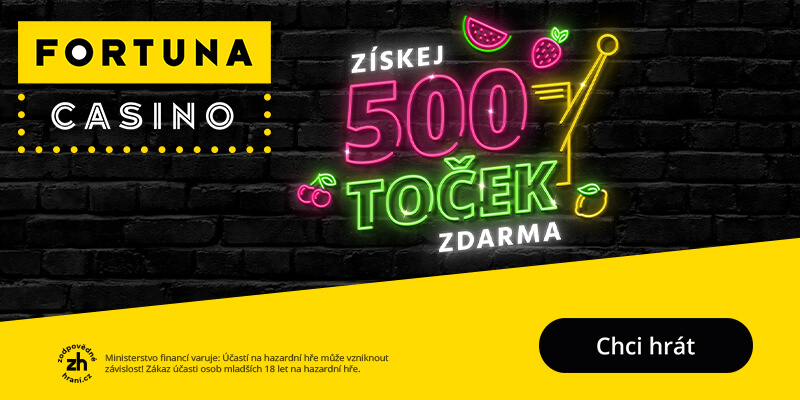 500 toček od Fortuny