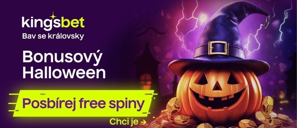 Získejte free spiny v halloweenské akci v Kingsbet casinu.