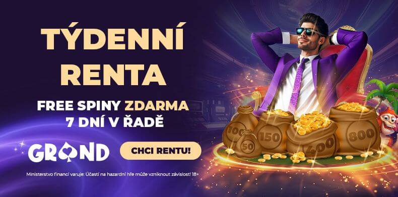 TÝDENNÍ RENTA Grandwin casino