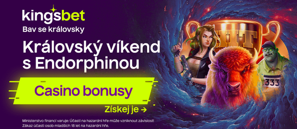 Královský víkend s Endorphinou v online casinu Kingsbet