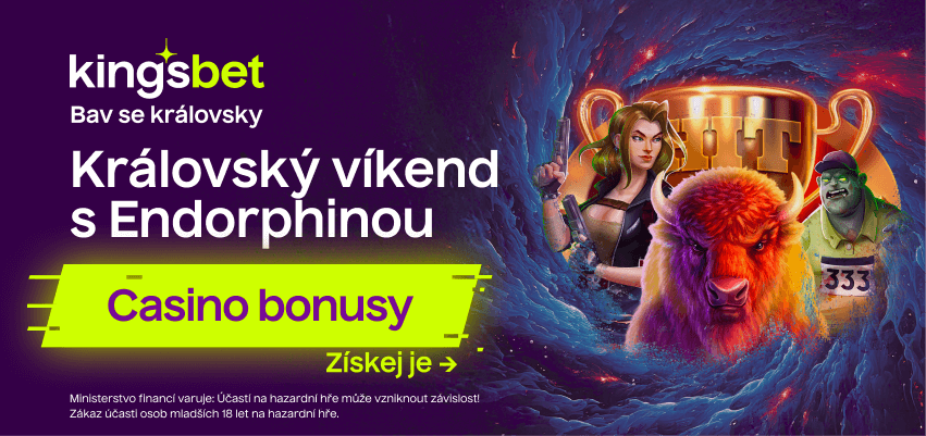 Královský víkend s Endorphinou v online casinu Kingsbet