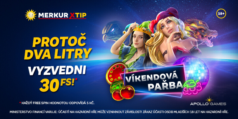 V online casinu MerkurXtip můžete o víkendu získat 30 free spinů