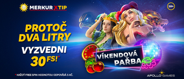 V online casinu MerkurXtip můžete o víkendu získat 30 free spinů