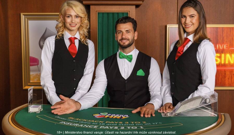 Live casino blackjack