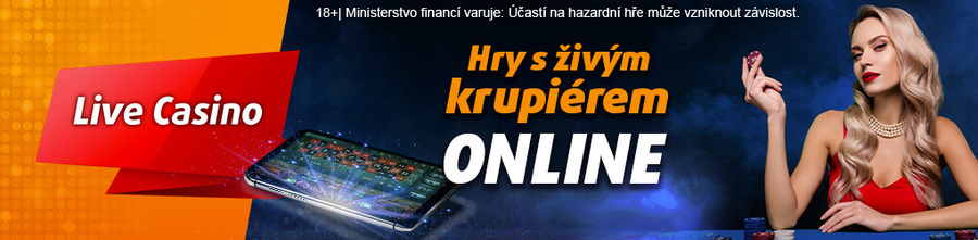 Live casino u Tipsportu s živým krupiérem