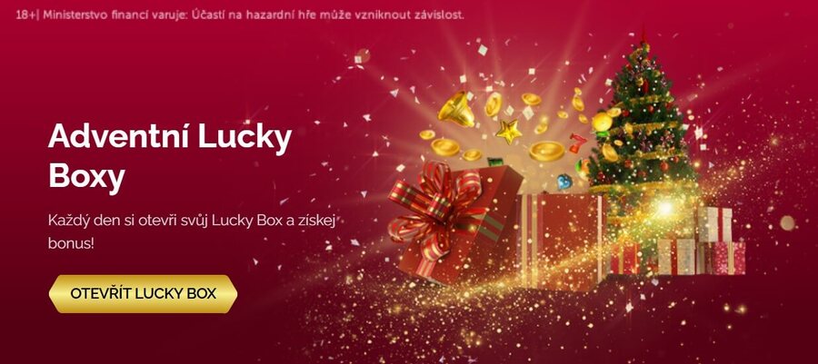 LuckyBet adventní Lucky Boxy