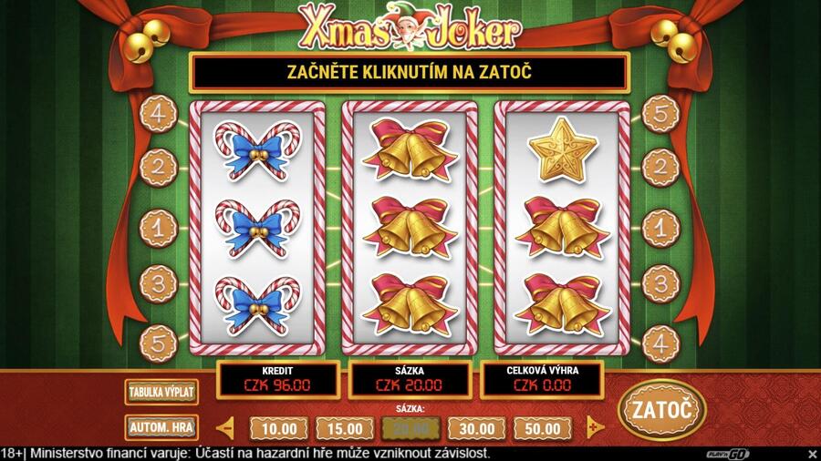 Výherní automat – Xmas Joker