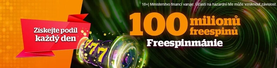 Freespinmánie rozdá ještě 74 milionů free spinů