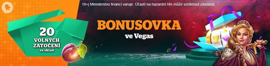 Bonusovka ve Vegas přináší 2x 20 free spinů