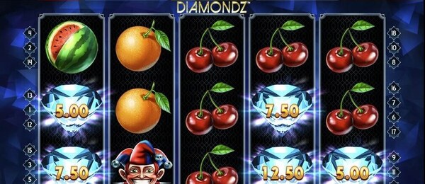 Diamondz: výherní automat s bonusem ZDARMA