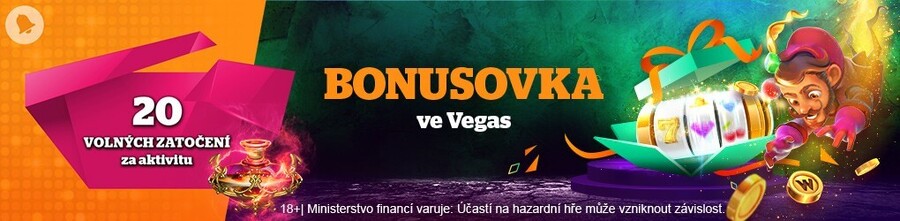 Bonusovka ve Vegas přináší 20 free spinů