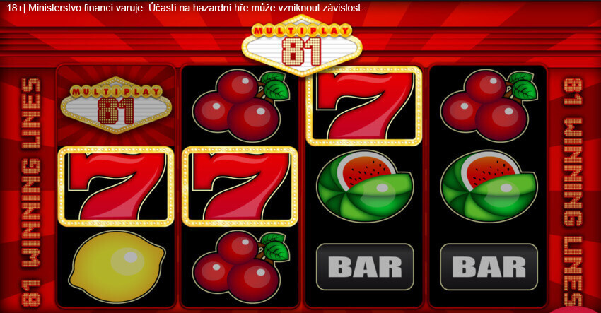 Legendární slot Multiplay 81 u Fortuny