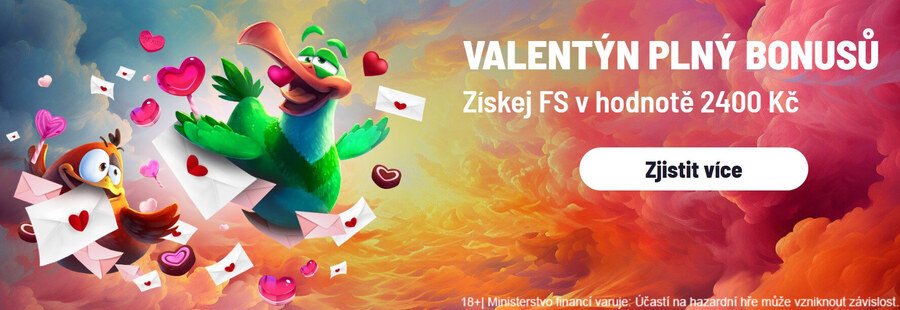 Apollo Games casino – valentýnský bonus