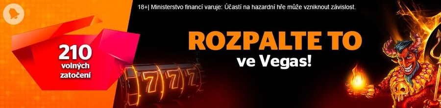 Rozpalte to ve Vegas a hrajte až o 610 free spinů