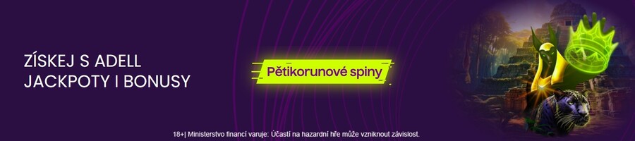 Získejte až 300 Kč ve free spinech