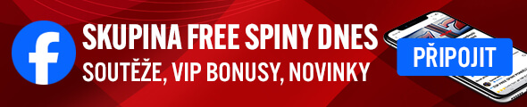 Připoj se do naší FB skupiny FREE SPINY DNES Připoj se do naší FB skupiny FREE SPINY DNES
